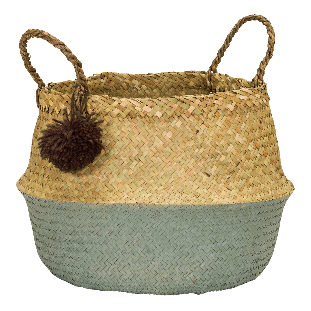 PomPom, maat M zeegroene zeegrasmand