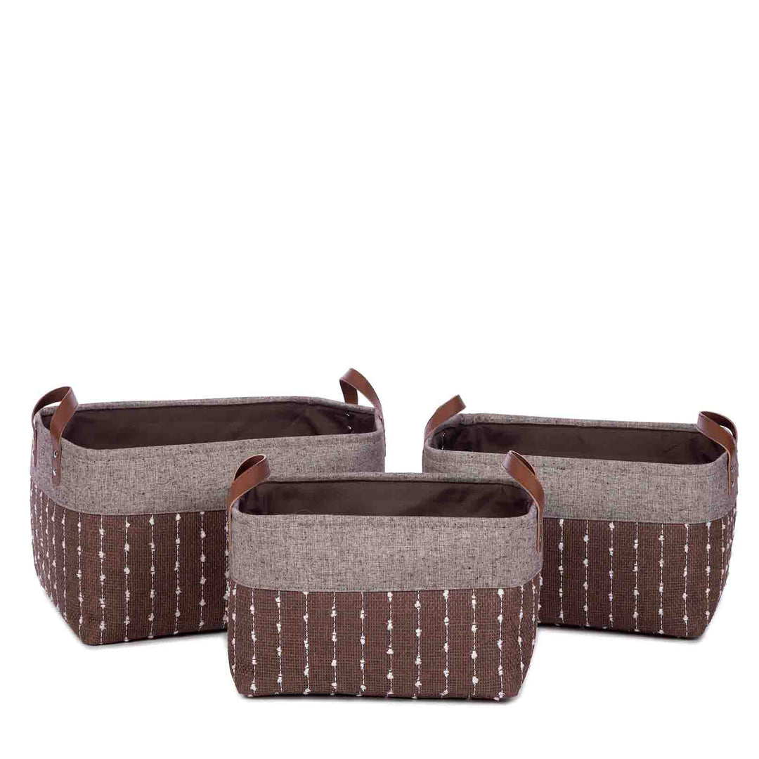 Enno, bruine mand, set van 3 stuks