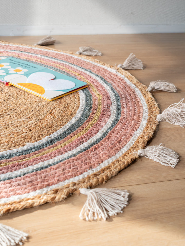 Kidsdepot vloerkleed Smile naturel -