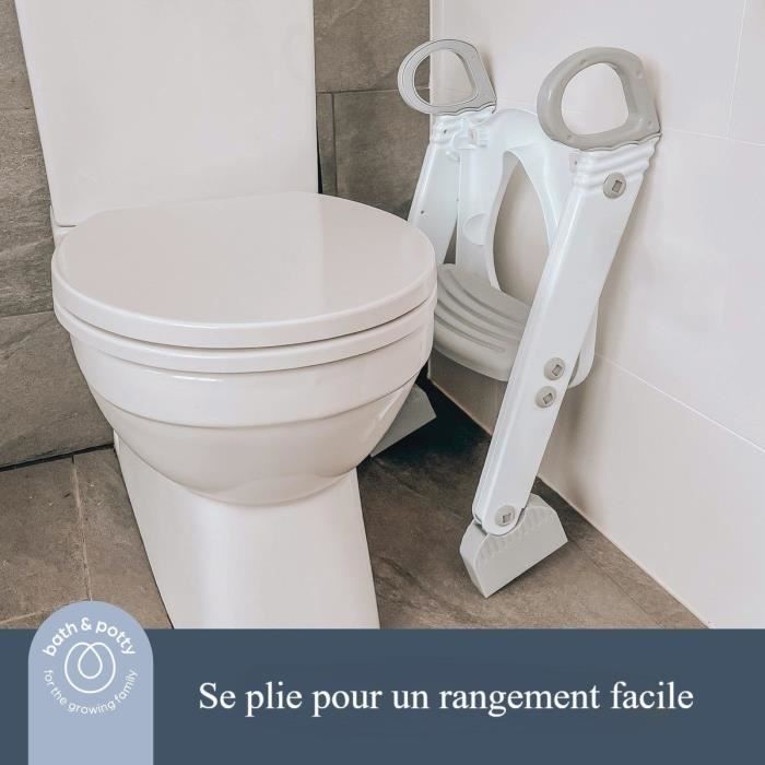 Toiletverkleiner - DREAMBABY - STEP-UP - Zindelijkheidstrainingszitje - 2 standen verstelbaar - Aqua
