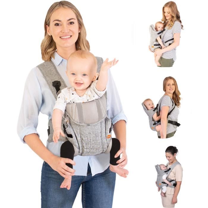 Dreambaby verstelbare 3-in-1 Oxford-draagzak voor pasgeborenen en kinderen tot 15 kg - geschikt voor alle maten