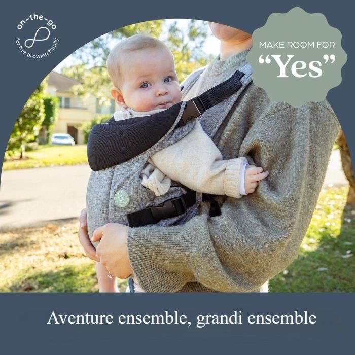Dreambaby 3-in-1 Journey verstelbare draagzak - comfortabel en veelzijdig - voor pasgeborenen en kinderen tot 15 kg