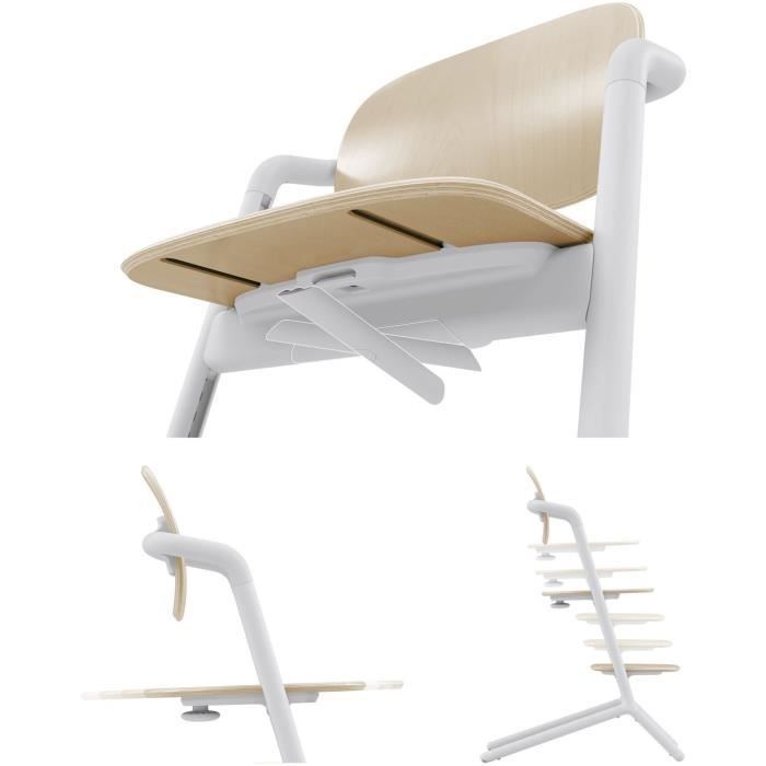 CYBEX - Lemo 2 3-in-1-pakket met verstelbare kinderstoel, babyset en dienblad - Zandwit