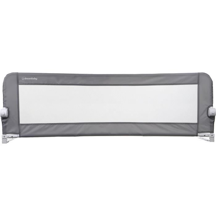 Dreambaby Nicole bedhekje - bedden en lage bedden - afmetingen: 150 cm breed x 50 cm hoog - grijs