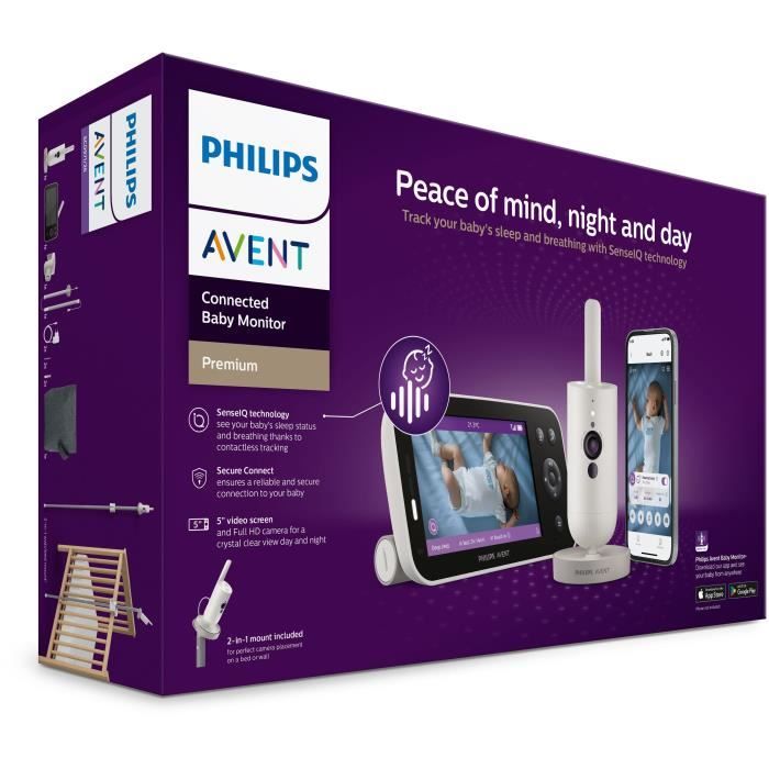 Videobabyfoon - PHILIPS AVENT - Premium verbonden - SCD971/26