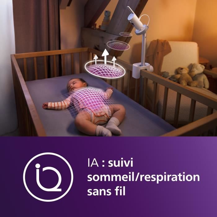 Videobabyfoon - PHILIPS AVENT - Premium verbonden - SCD971/26