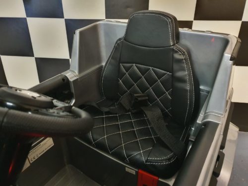 Speelgoedauto Mercedes G63 12 Volt metallic grijs 1-persoons