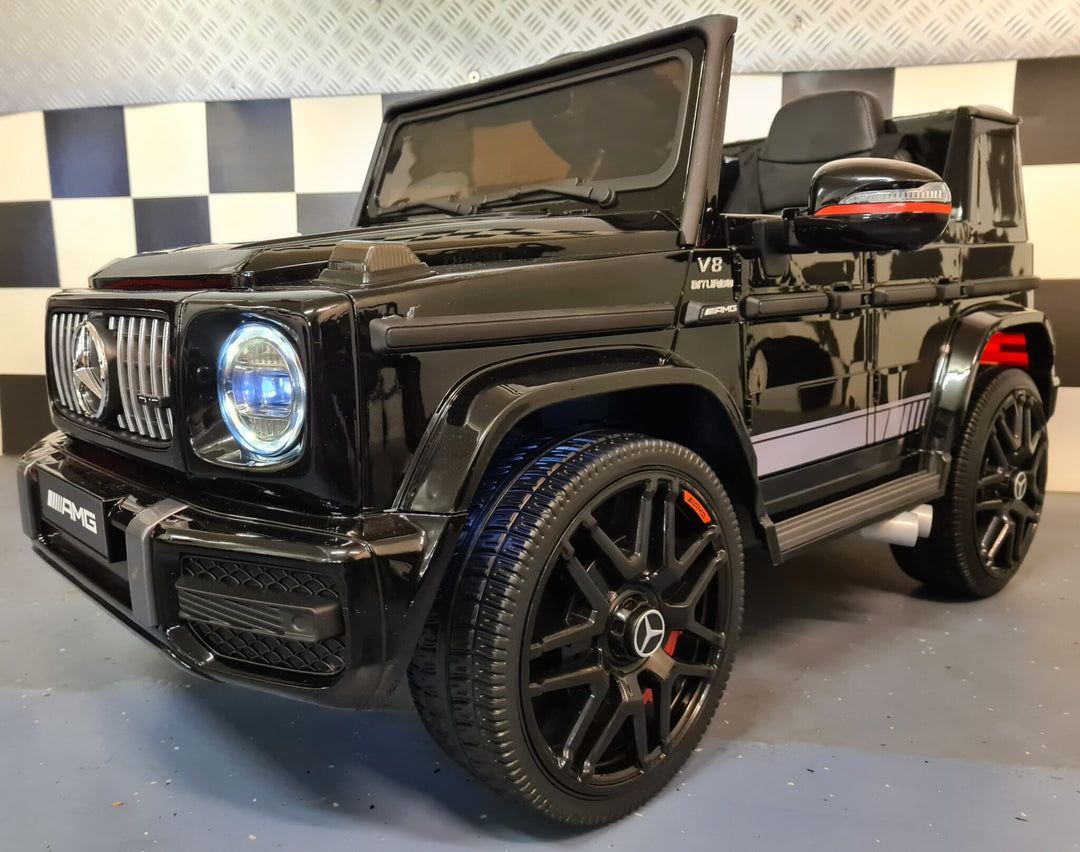 Kinderauto Mercedes G63 12V zwart 1-persoons