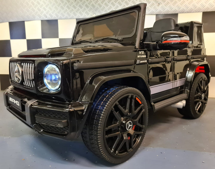 Kinderauto Mercedes G63 12V zwart 1-persoons