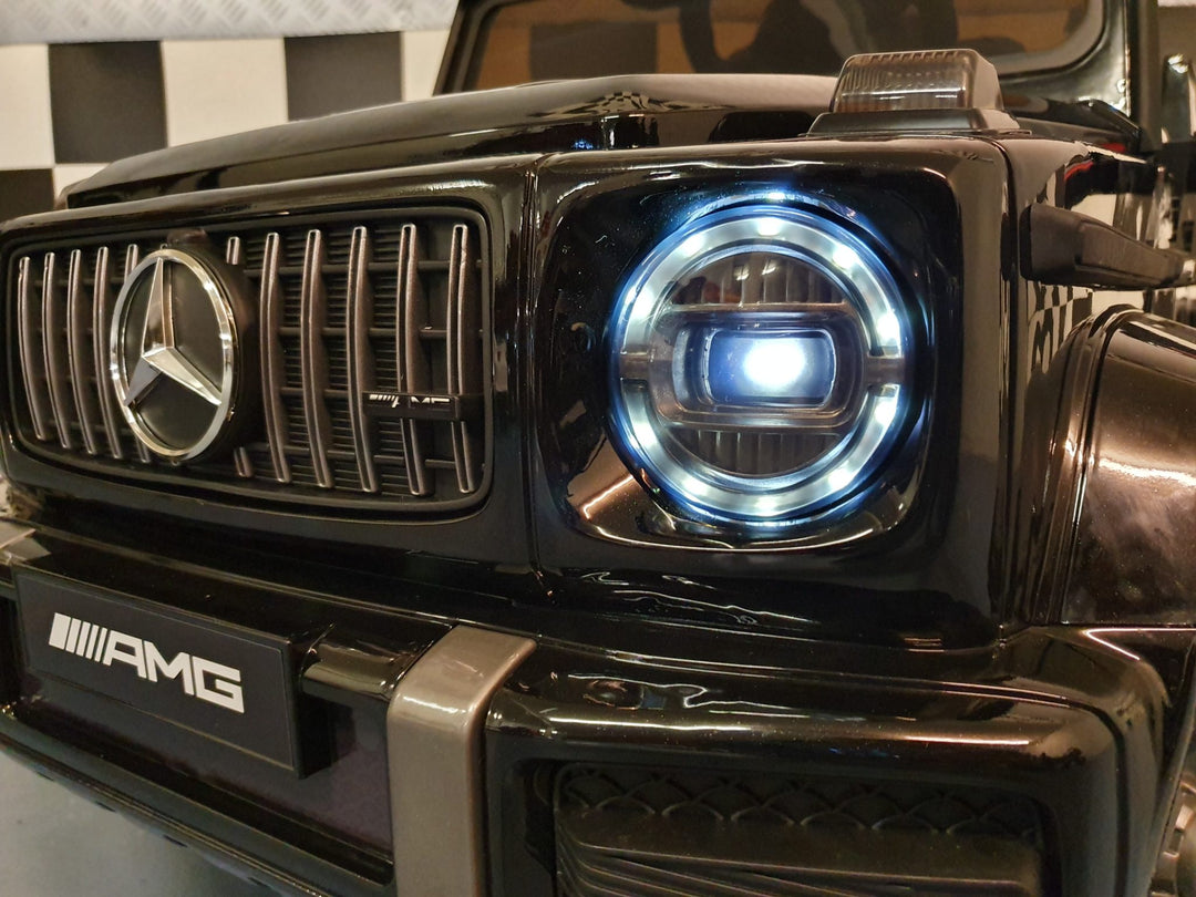 Kinderauto Mercedes G63 12V zwart 1-persoons