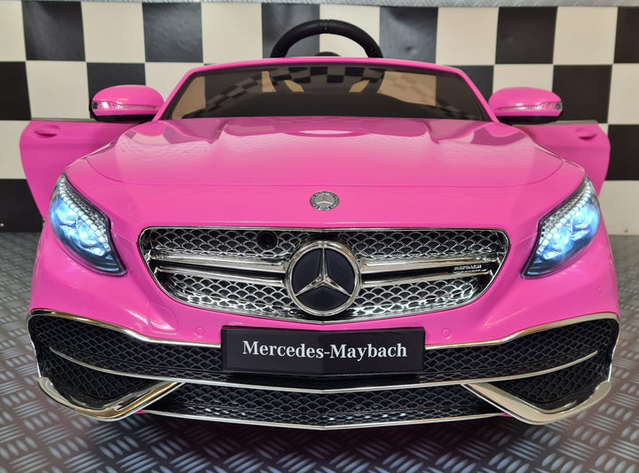 Elektrische kinderauto Mercedes Maybach S650 roze 12 volt