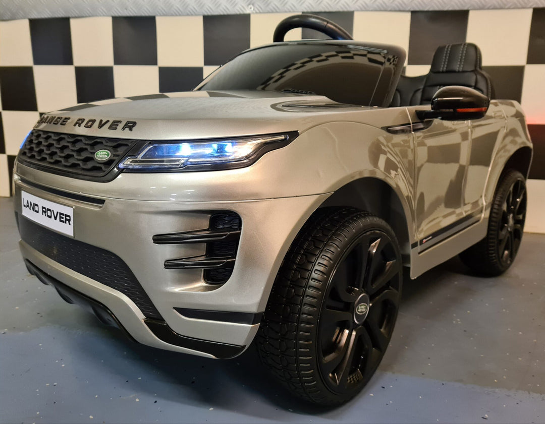 Accu-speelgoedauto Range Rover Evoque, 4 motoren, grijs