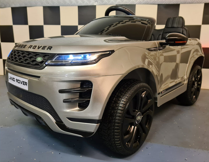 Accu-speelgoedauto Range Rover Evoque, 4 motoren, grijs