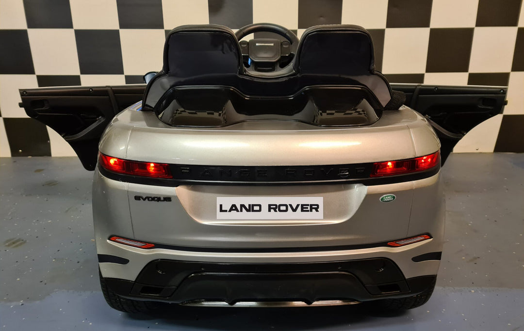 Accu-speelgoedauto Range Rover Evoque, 4 motoren, grijs