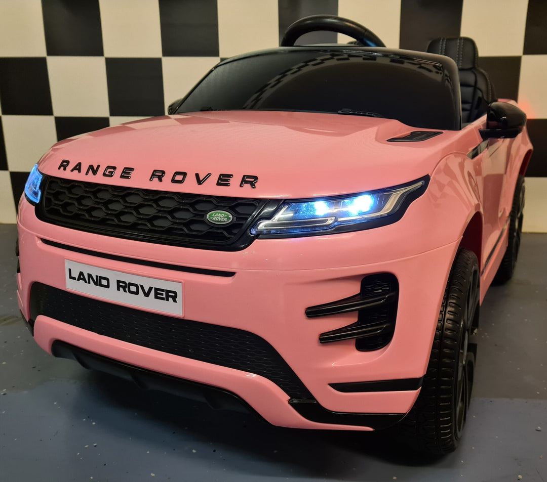 Kinderauto Range Rover Evoque roze 4x4 12V