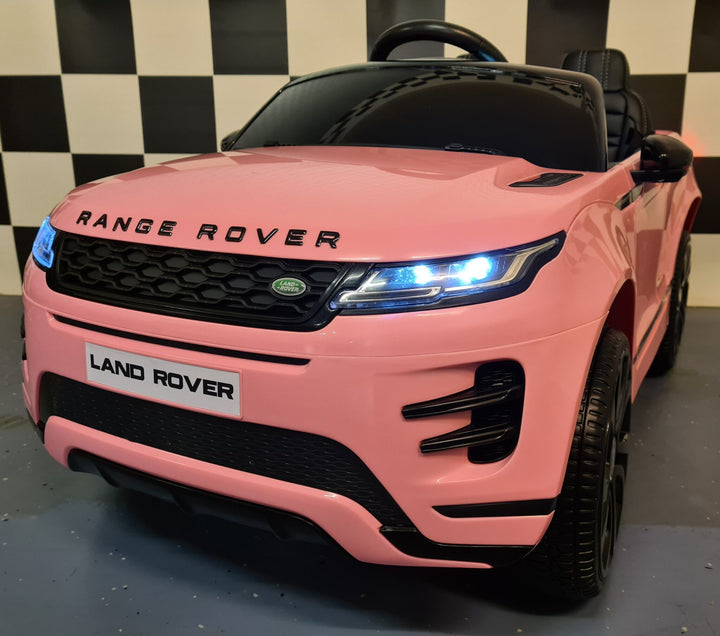 Kinderauto Range Rover Evoque roze 4x4 12V