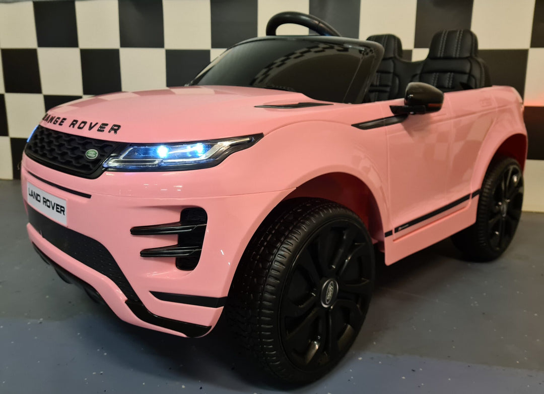 Kinderauto Range Rover Evoque roze 4x4 12V