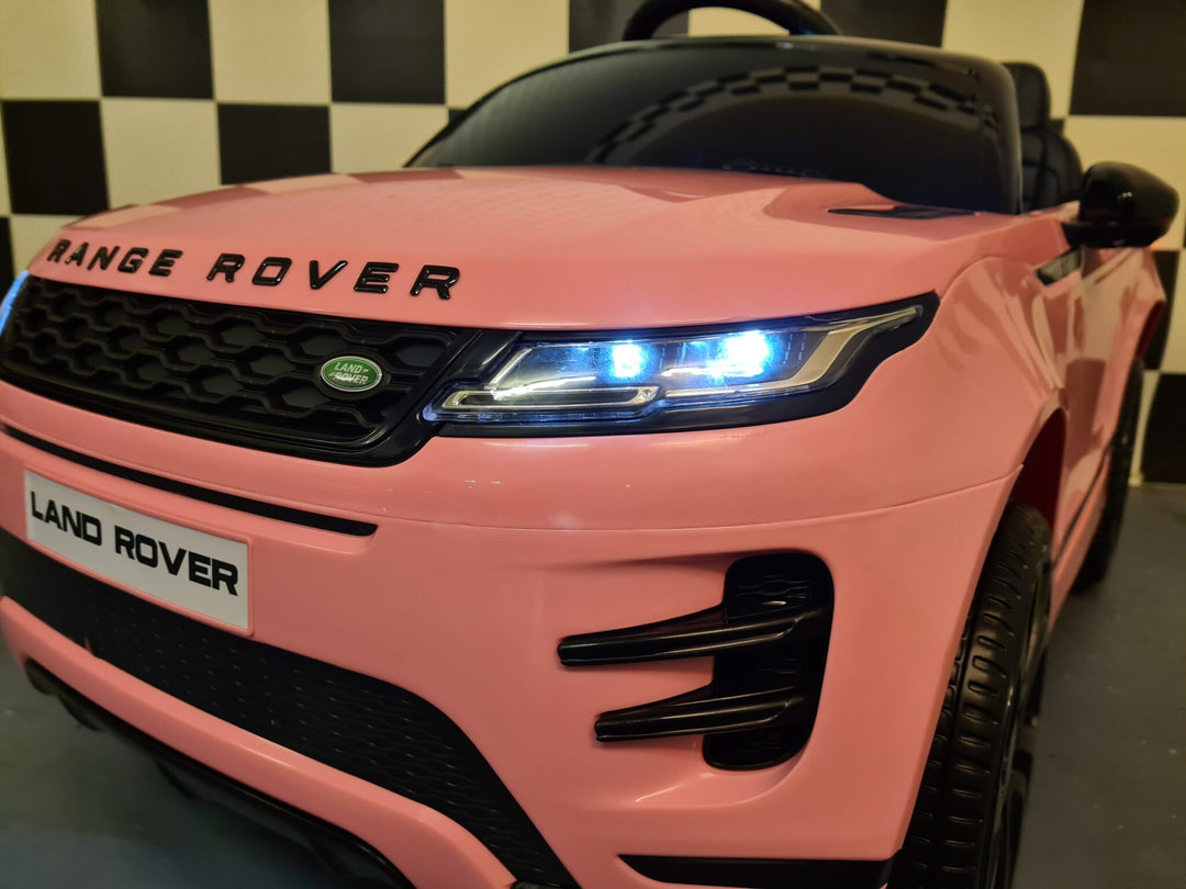 Kinderauto Range Rover Evoque roze 4x4 12V