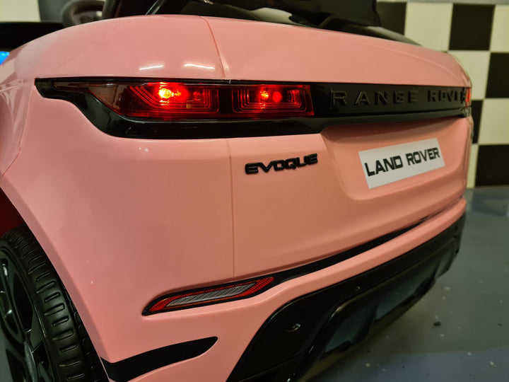 Kinderauto Range Rover Evoque roze 4x4 12V