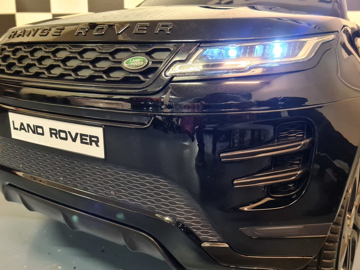 Kinderauto Range Rover Evoque 4x4 zwart gelakt