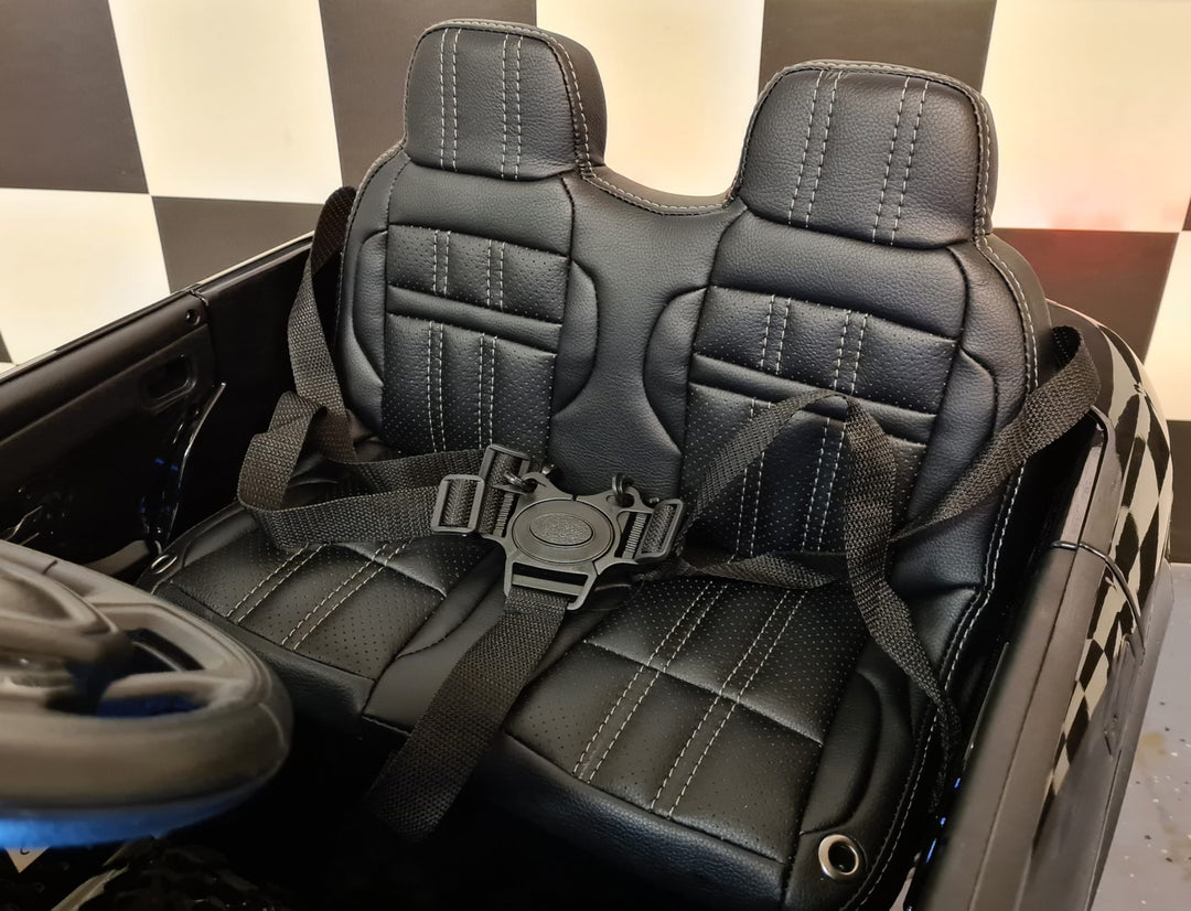 Kinderauto Range Rover Evoque 4x4 zwart gelakt