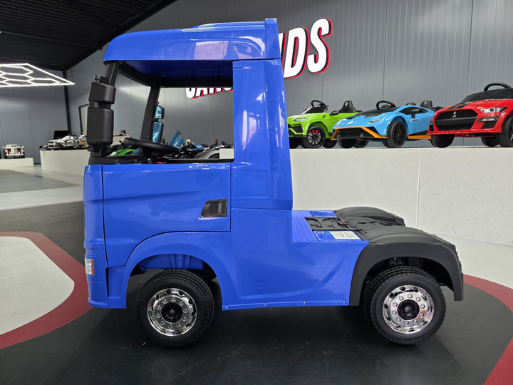 Elektrische kindertruck Scania 12V blauw