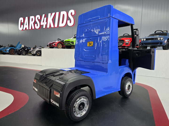 Elektrische kindertruck Scania 12V blauw
