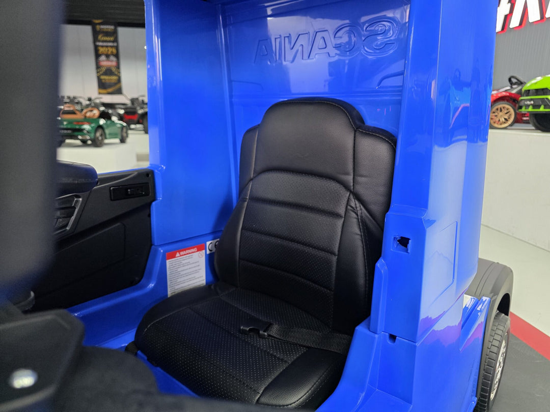 Elektrische kindertruck Scania 12V blauw