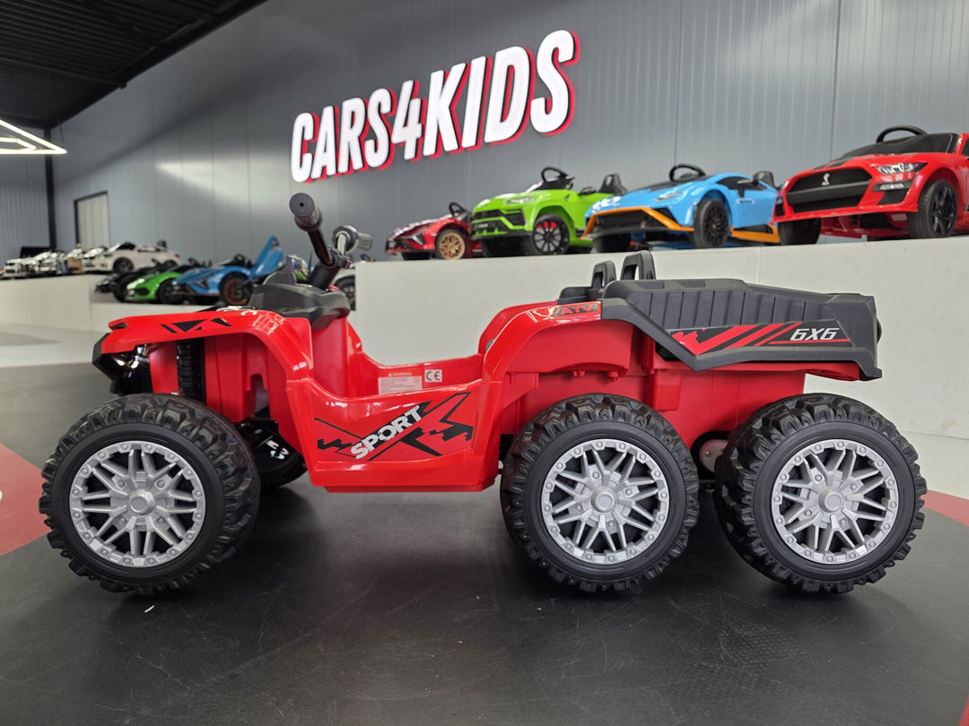 TrailBlazer 6-wielige elektrische kinderquad 24V met laadplatform