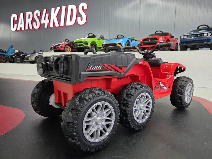 TrailBlazer 6-wielige elektrische kinderquad 24V met laadplatform