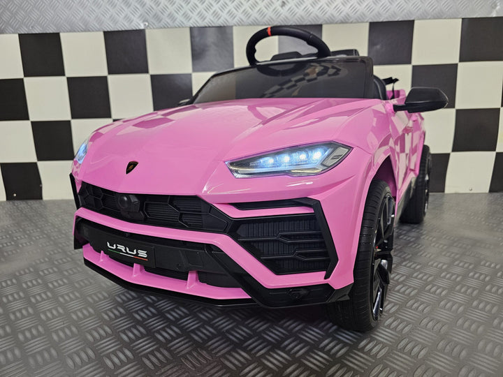 Accu-kinderauto Lamborghini Urus roze 12 volt