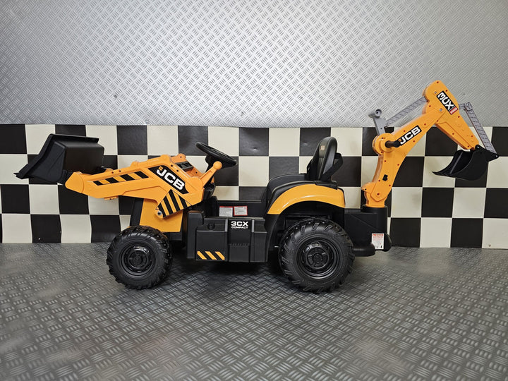 Kindertractor JCB Sitemaster 12 volt