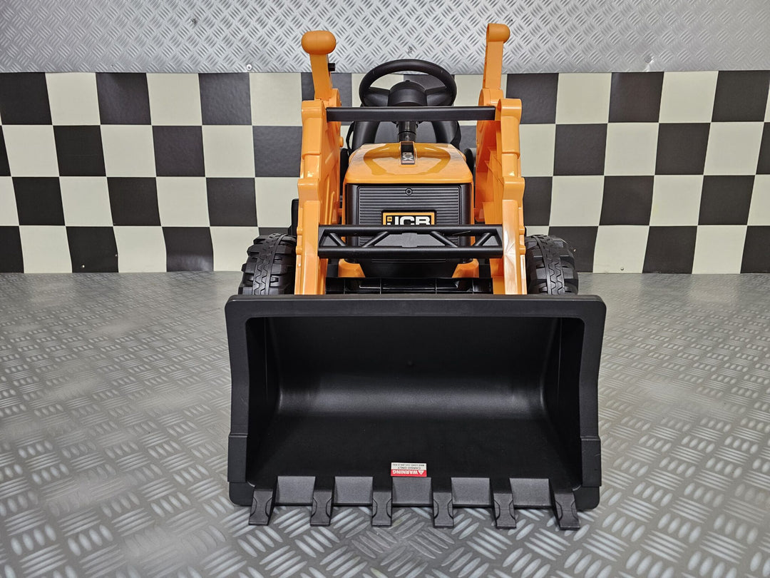 Kindertractor op accu JCB Shovel 12 volt