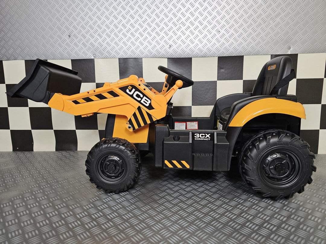 Kindertractor op accu JCB Shovel 12 volt