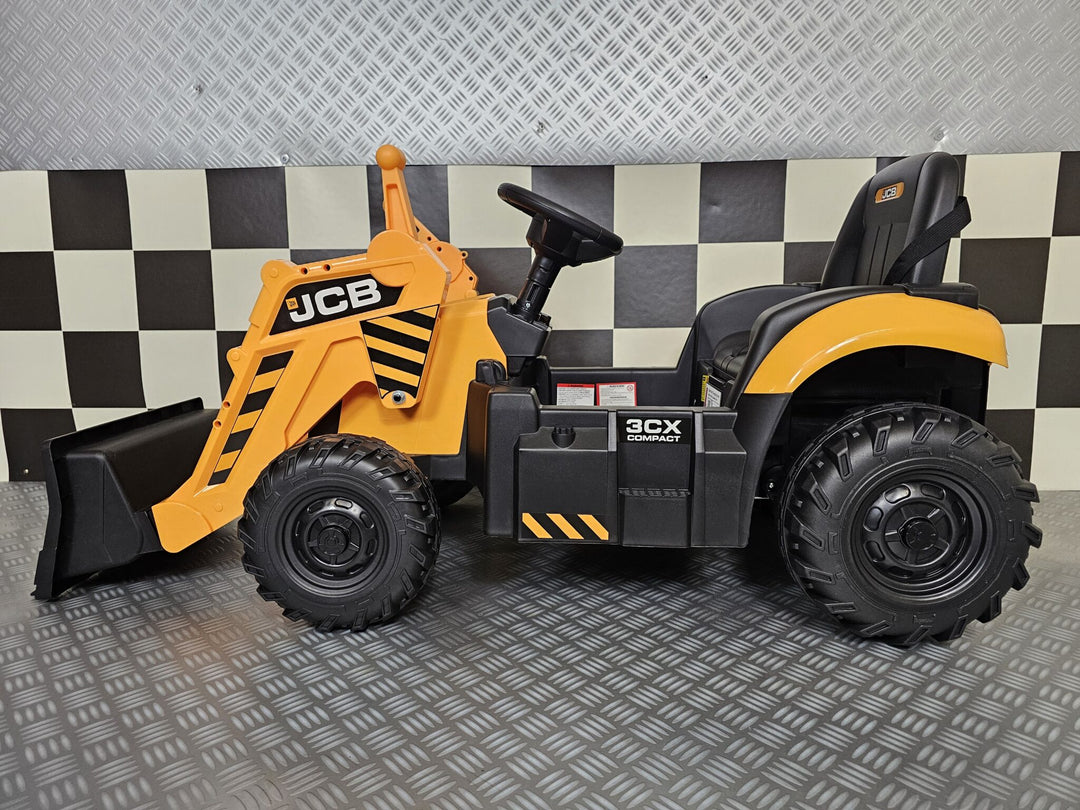 Kindertractor op accu JCB Shovel 12 volt