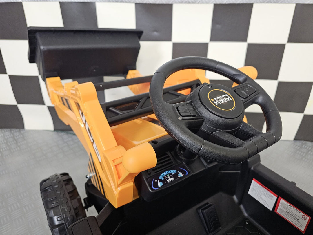Kindertractor op accu JCB Shovel 12 volt