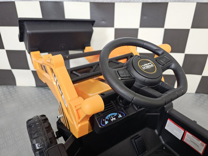 Kindertractor op accu JCB Shovel 12 volt