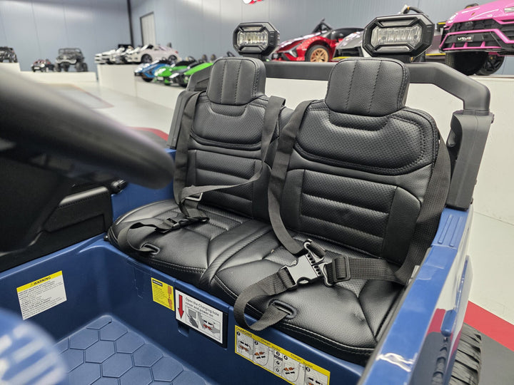 Elektrische kinderauto Ford Raptor 2-persoons 24 volt blauw