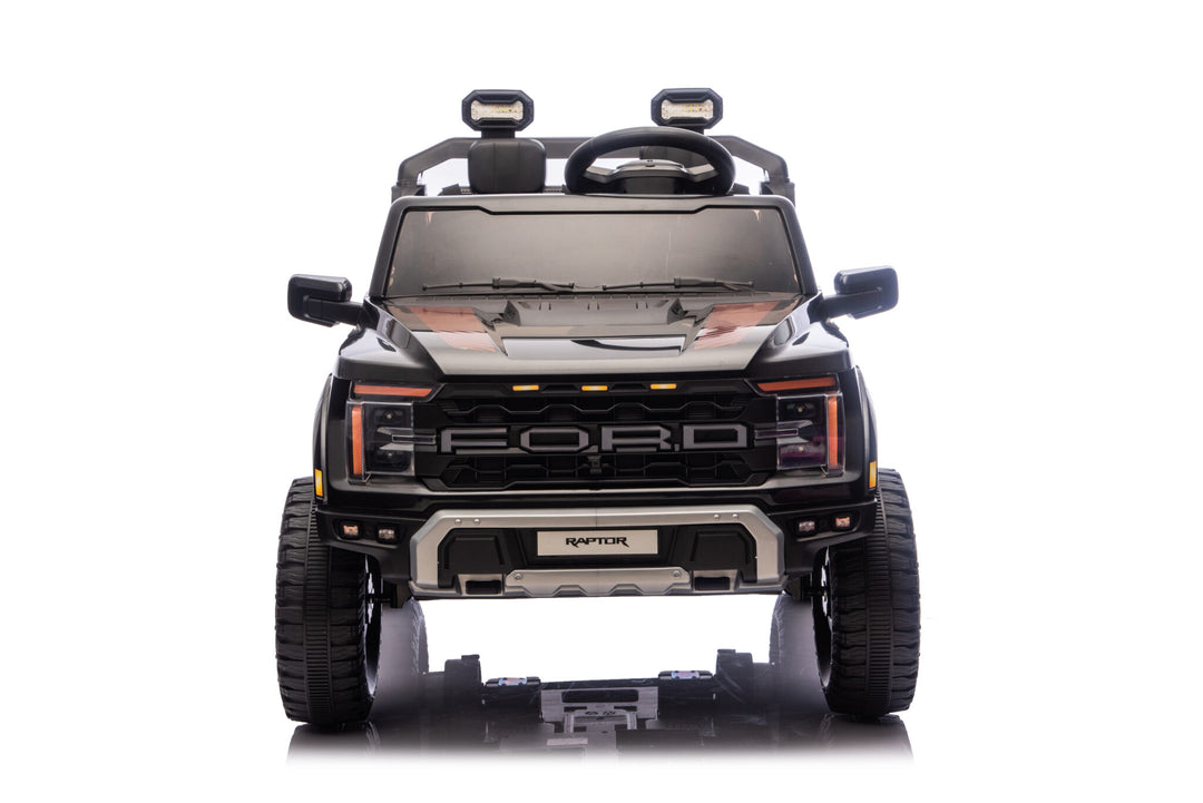 Ford Raptor 2-persoons 24-volt zwarte kinderauto