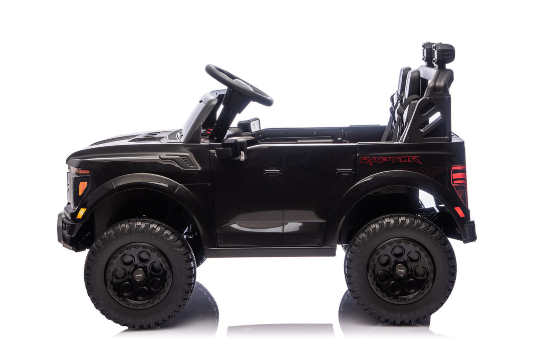 Ford Raptor 2-persoons 24-volt zwarte kinderauto