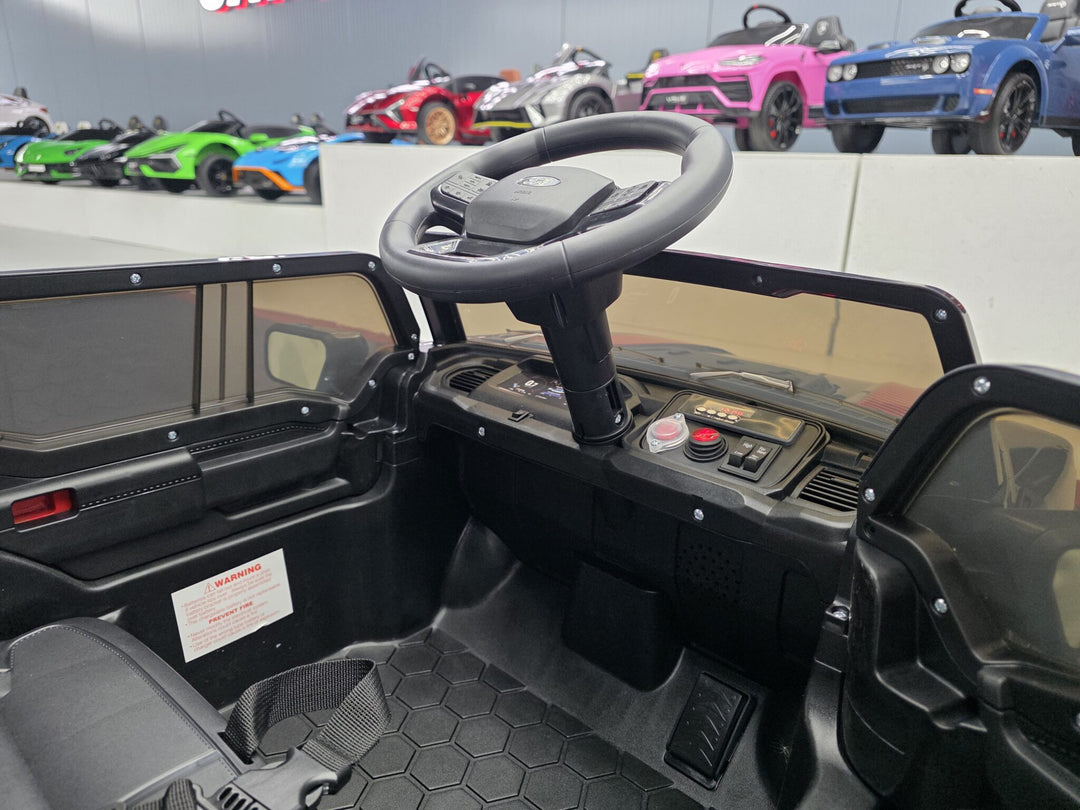 Ford Raptor 1-persoons 12-volt zwarte kinderauto