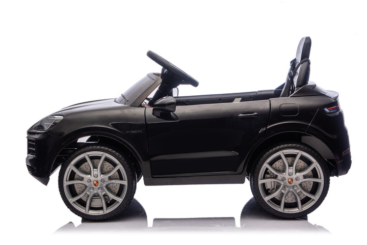 Kinderauto Porsche Cayenne 1-persoons 12 volt zwart