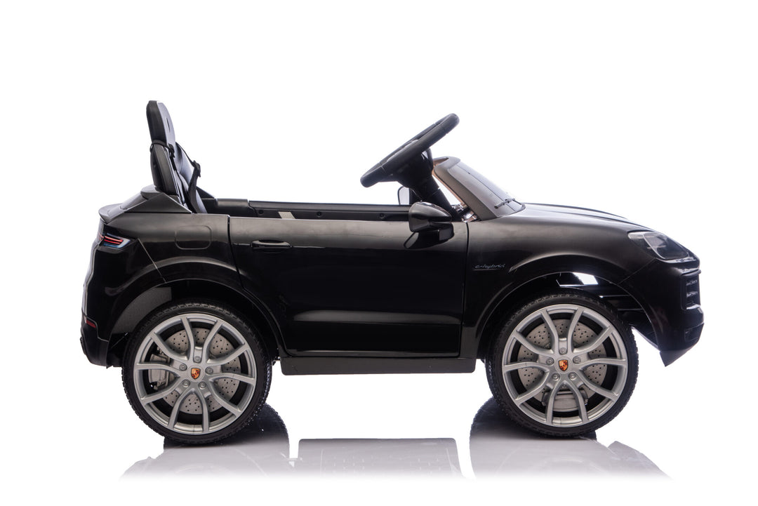 Kinderauto Porsche Cayenne 1-persoons 12 volt zwart