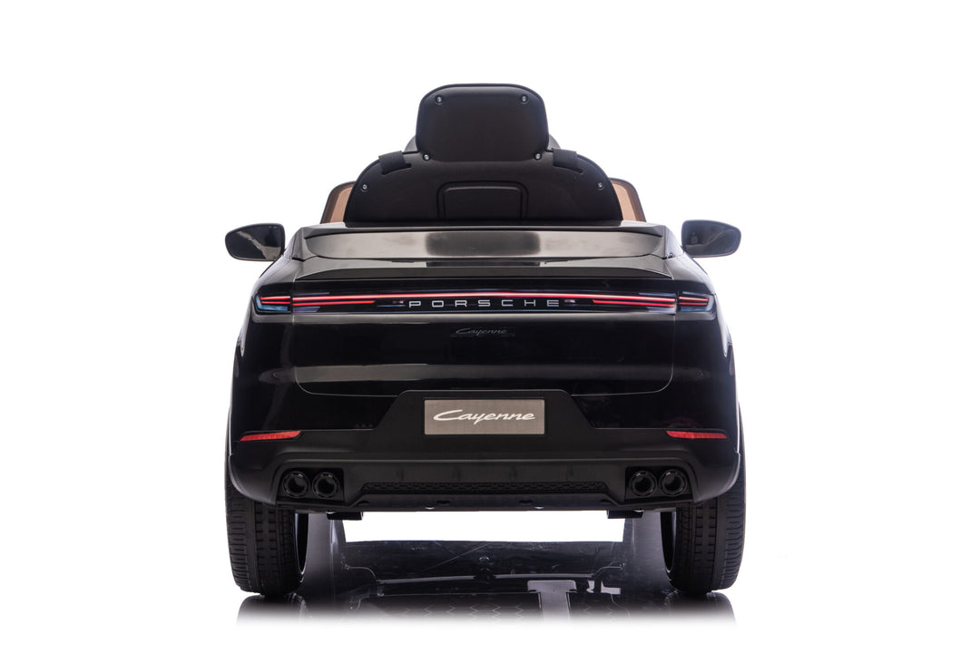 Kinderauto Porsche Cayenne 1-persoons 12 volt zwart