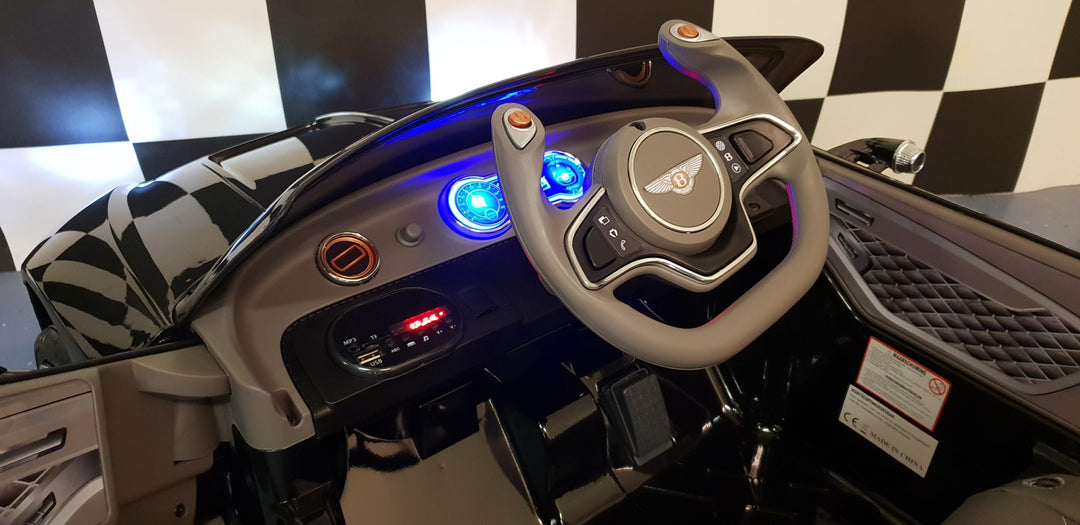 Bentley kinderauto EXP 12 volt zwart