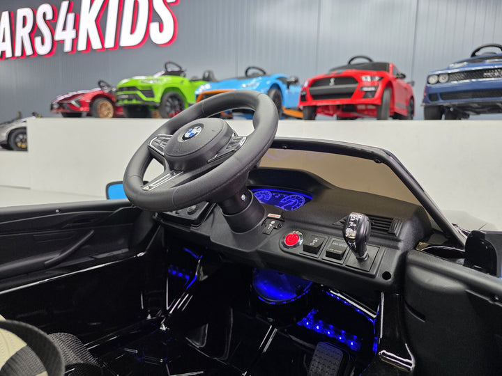 BMW M5 24 volt metallic zwarte kinderauto