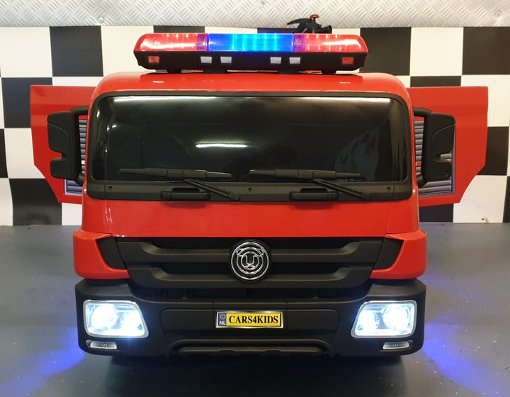 Elektrische kinderauto brandweerwagen 12 volt met afstandsbediening