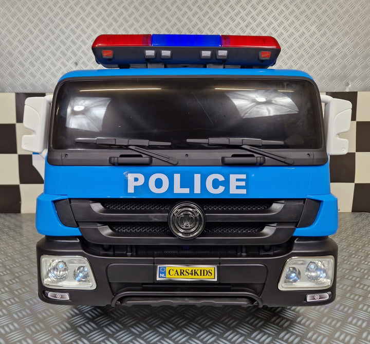Elektrische politievrachtwagen met afstandsbediening