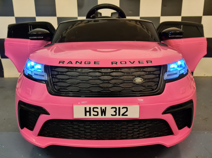 Range Rover Velar 12V 2.4G RC roze kinderauto op accu