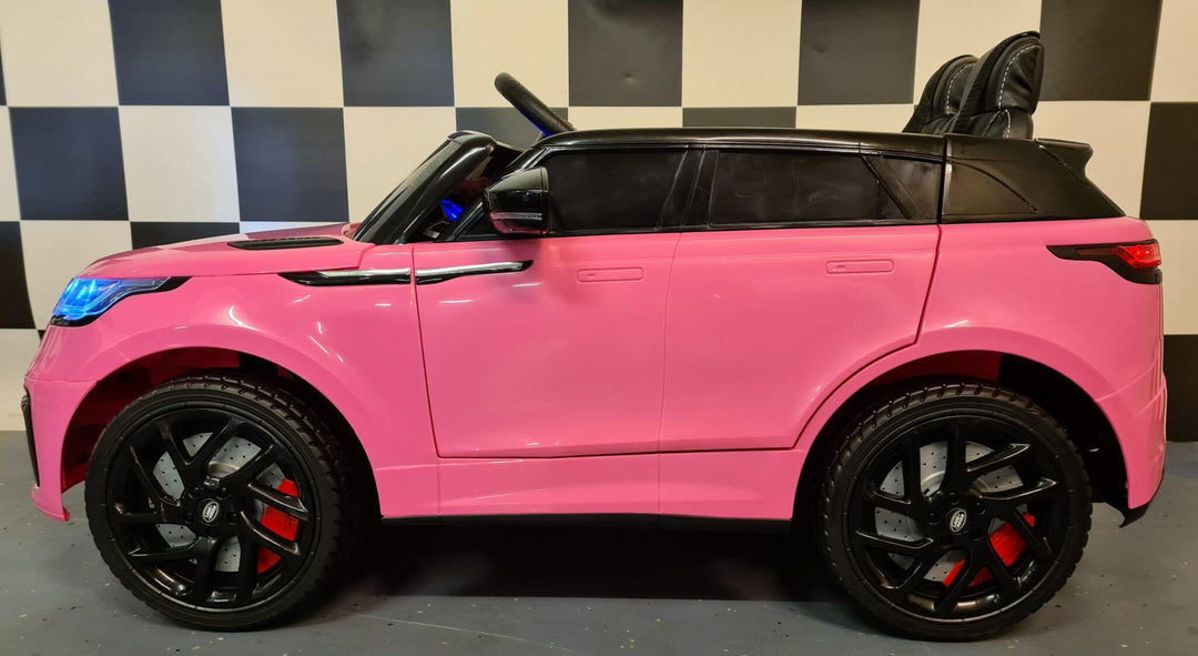 Range Rover Velar 12V 2.4G RC roze kinderauto op accu